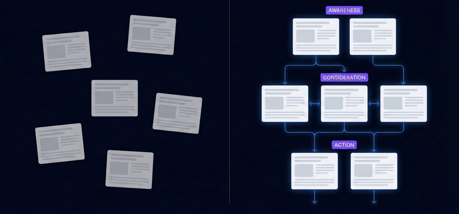Disconnected content vs a strategic content system