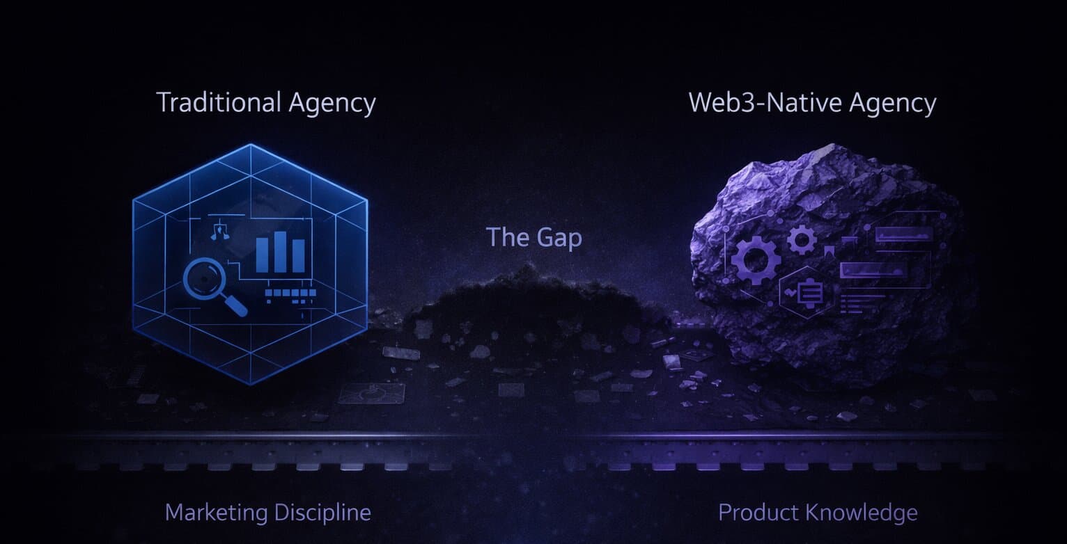 Traditional agencies vs Web3-native agencies and where budget gets wasted