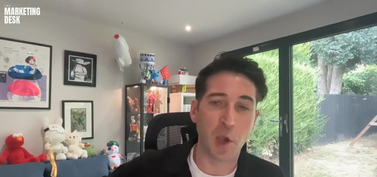 Oliver Carding on The Marketing Desk, September 2026. Watch the full episode on YouTube.